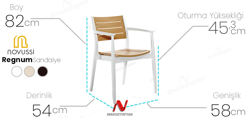 novussi Regnum sandalye ürün görselleri